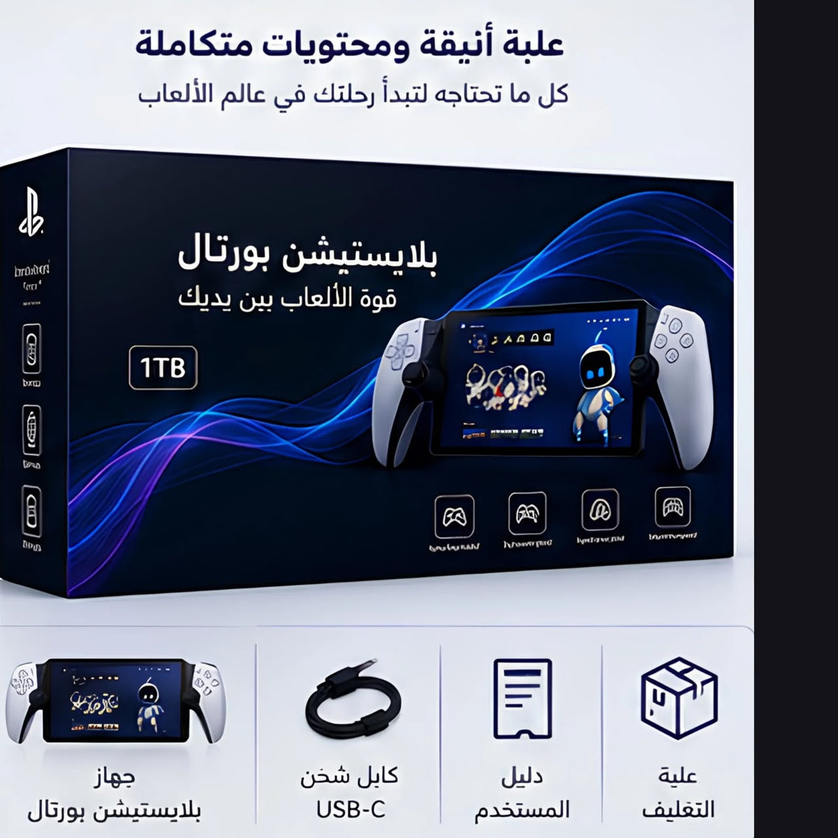جهاز الألعاب المحمول Sony PlayStation Portal بسعة 1 تيرابايت